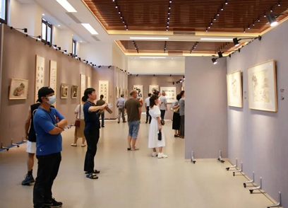 中国书画名家采风写生作品在漳州古城开展