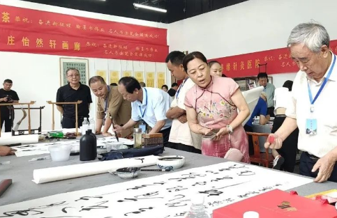 赵县庆七一“奋进新征程，翰墨书伟业”书法笔会活动